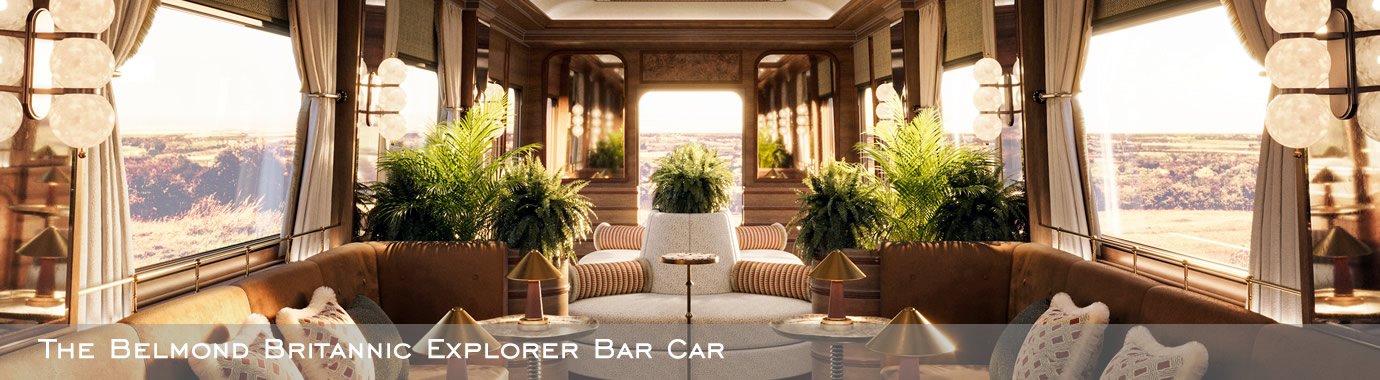 The relaxing Britannic Explorer Bar Car