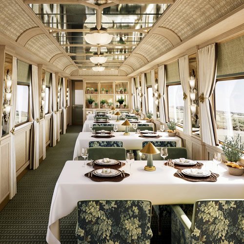 The Britannic Explorer Dining Car